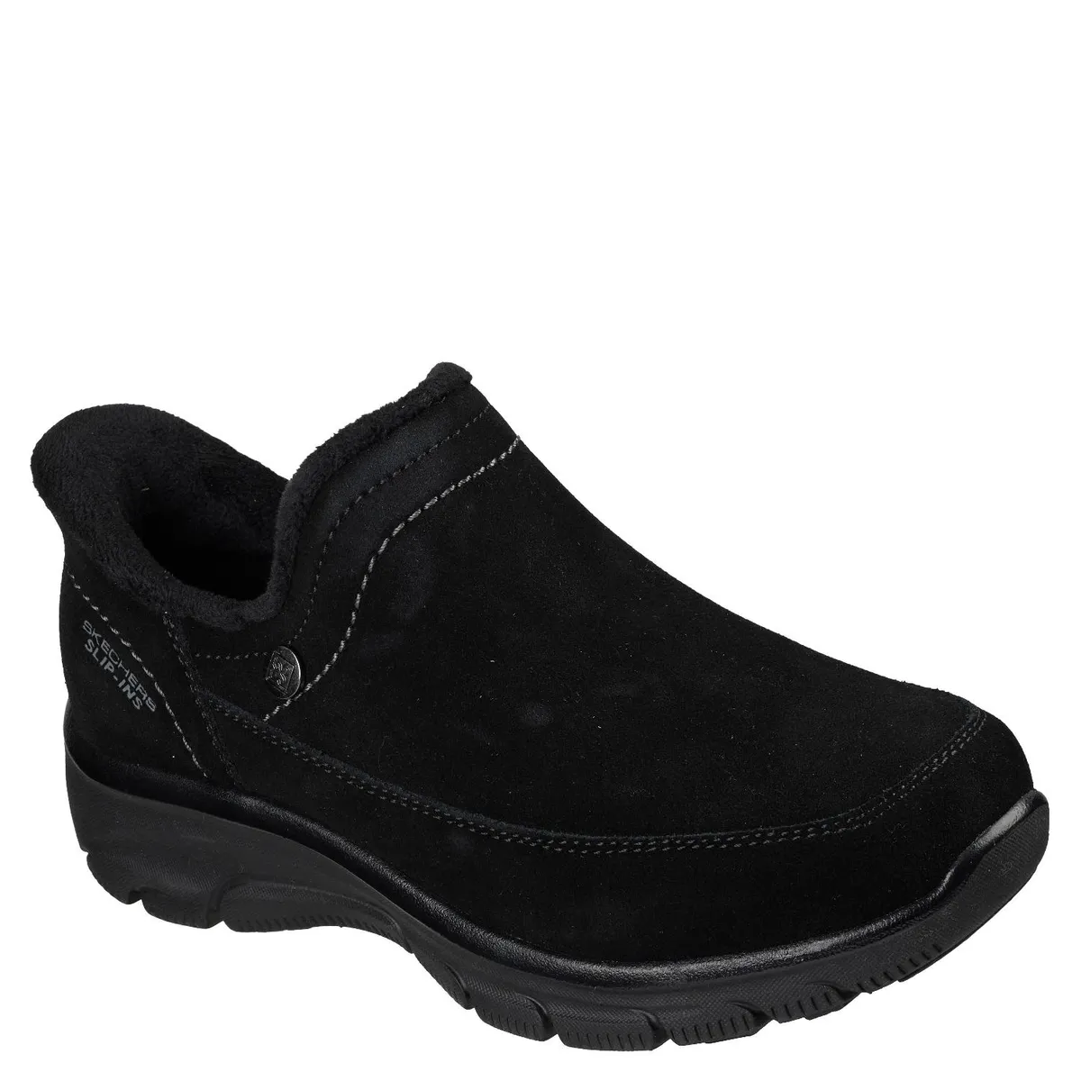 SKECHERS - Botin Mujer Cuero Negro Skechers