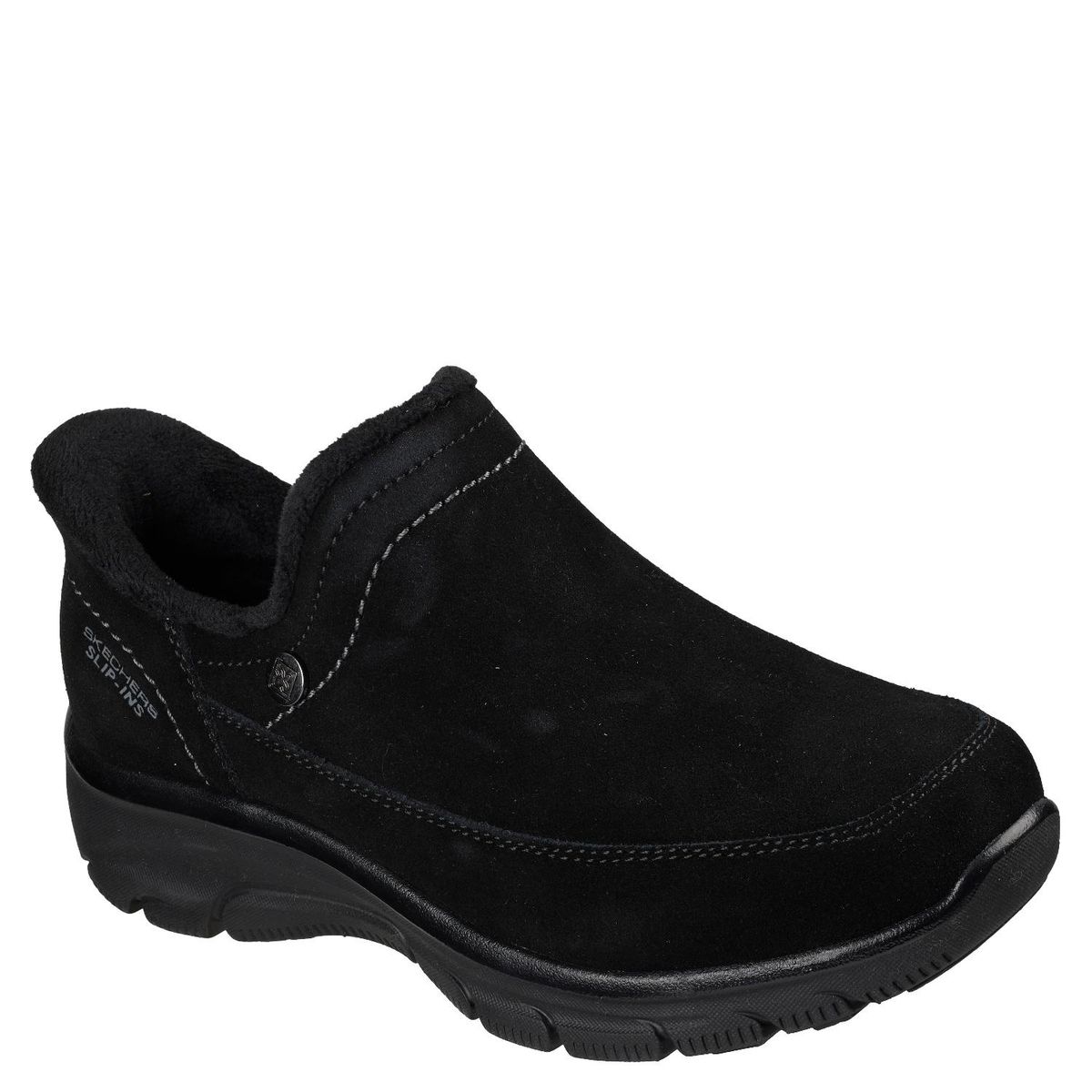 SKECHERS - Botin Mujer Cuero Negro Skechers