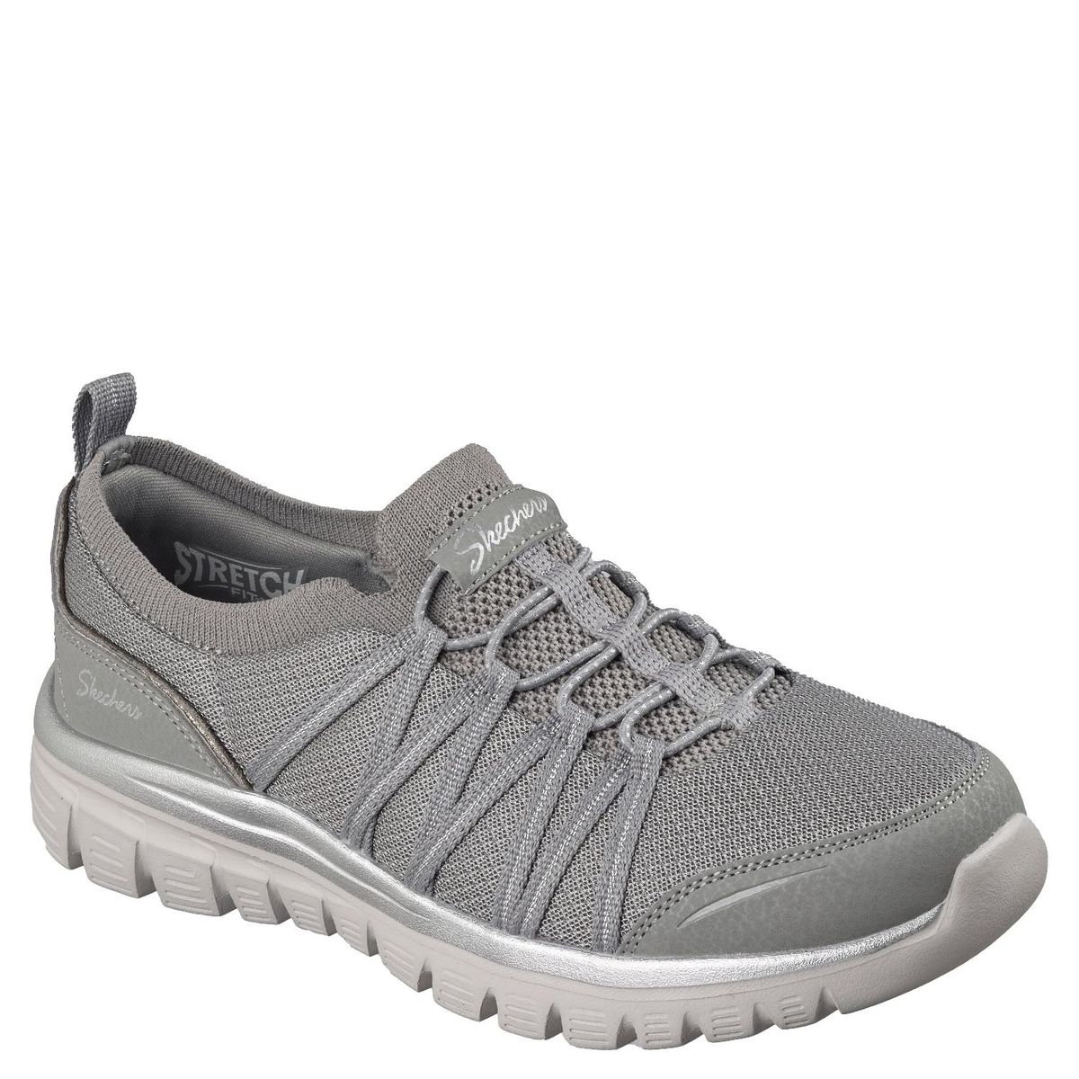 SKECHERS - Zapatilla Urbana Mujer Gris Skechers