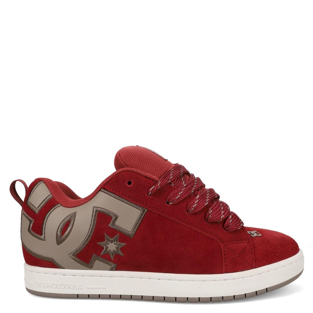 DC SHOES - Court Graffik SE Zapatilla Lifestyle Hombre Cuero Rojo DC Shoes