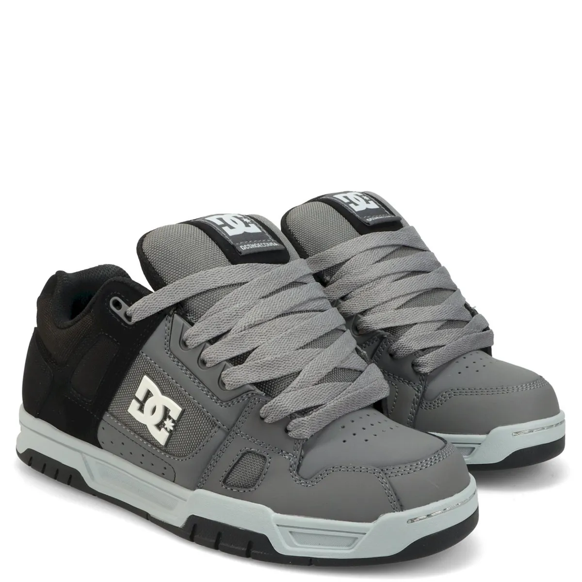 DC SHOES - Stag Zapatilla Lifestyle Hombre Cuero Gris DC Shoes