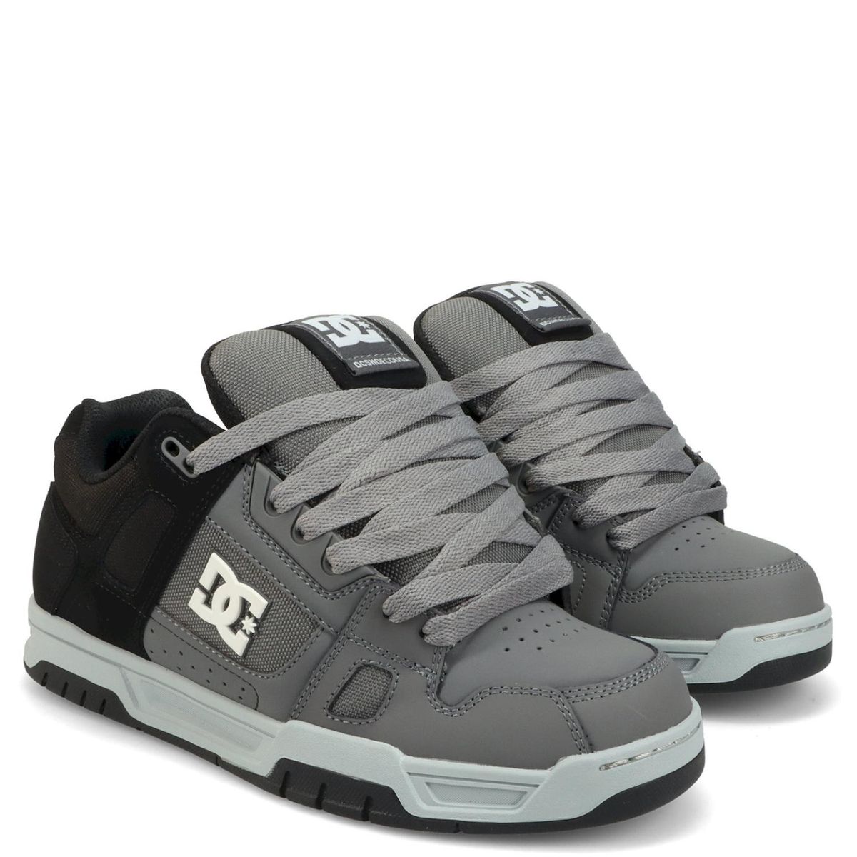 DC SHOES - Stag Zapatilla Lifestyle Hombre Cuero Gris DC Shoes