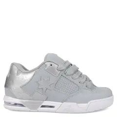DC SHOES - Dc Command Zapatilla Urbana Mujer Cuero Gris