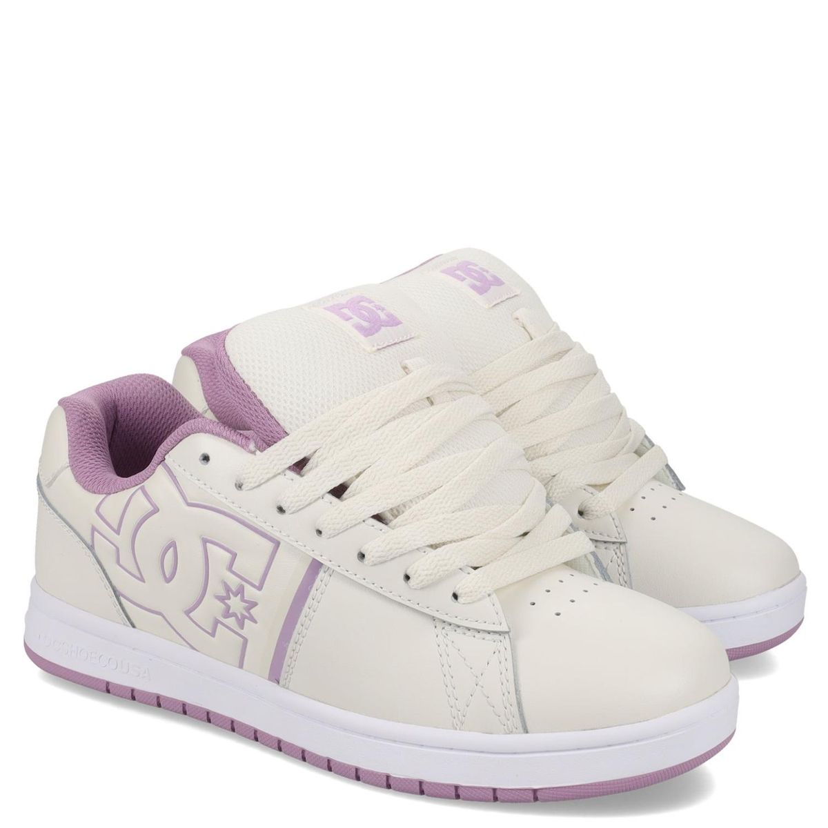 DC SHOES - Gaveler 2.0 Zapatilla Urbana Mujer Cuero Blanco Dc Shoes