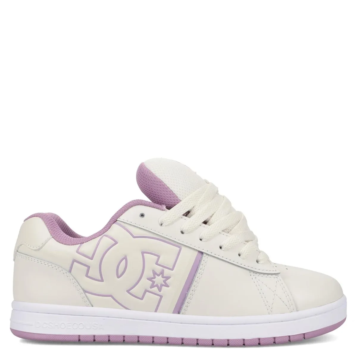 DC SHOES - Gaveler 2.0 Zapatilla Urbana Mujer Cuero Blanco Dc Shoes