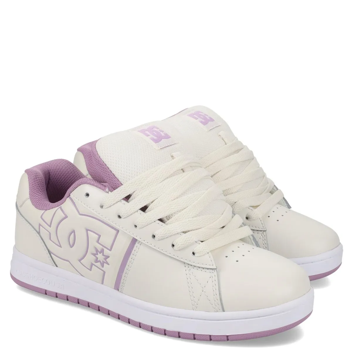 DC SHOES - Gaveler 2.0 Zapatilla Urbana Mujer Cuero Blanco Dc Shoes
