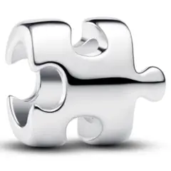 PANDORA - Mini Charm Pieza de Rompecabezas Plateado Mujer