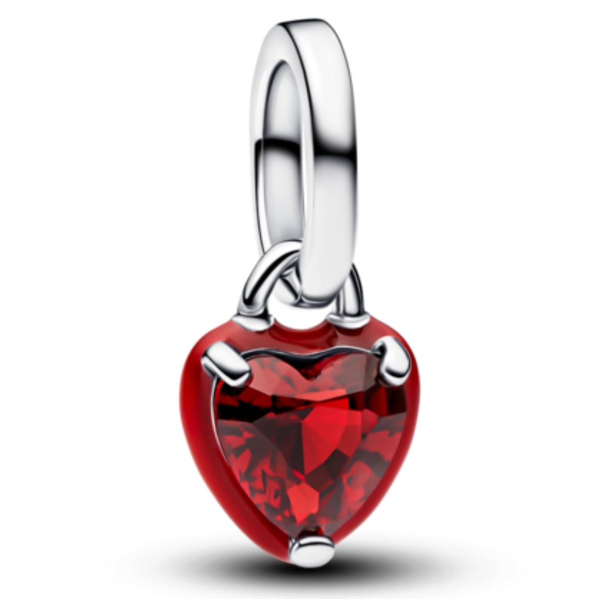PANDORA - Charm Mini Colgante Corazón Chakra Rojo Mujer Pandora
