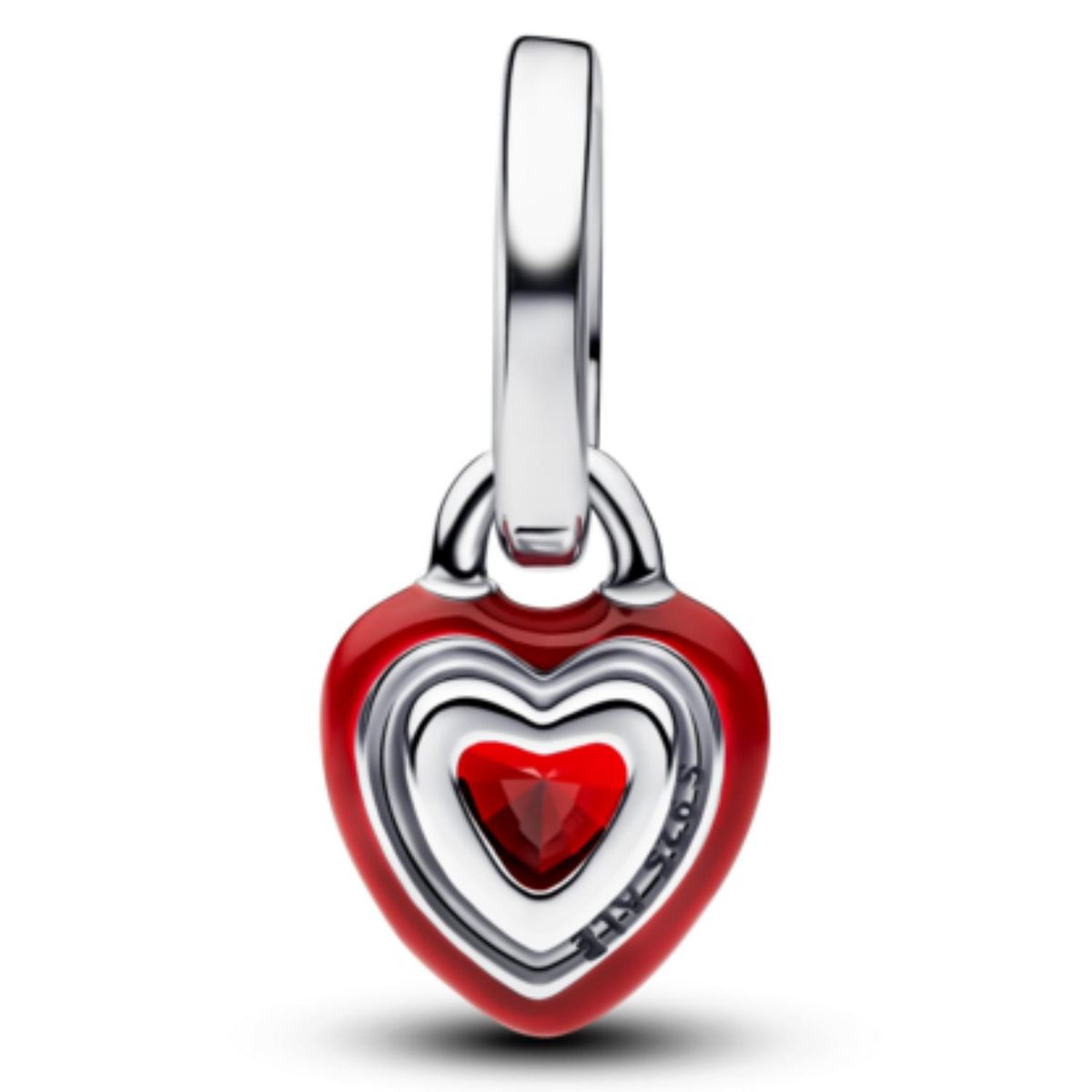 PANDORA - Charm Mini Colgante Corazón Chakra Rojo Mujer Pandora
