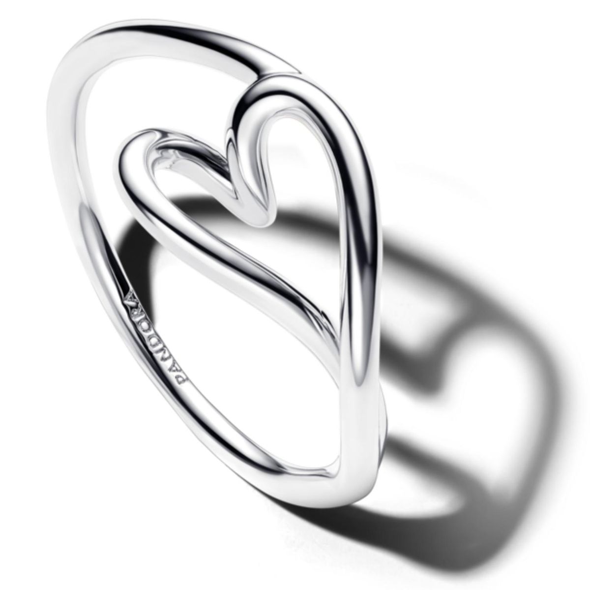 PANDORA - Anillo Pequeño Corazón con Forma Orgánica Plateado Pandora