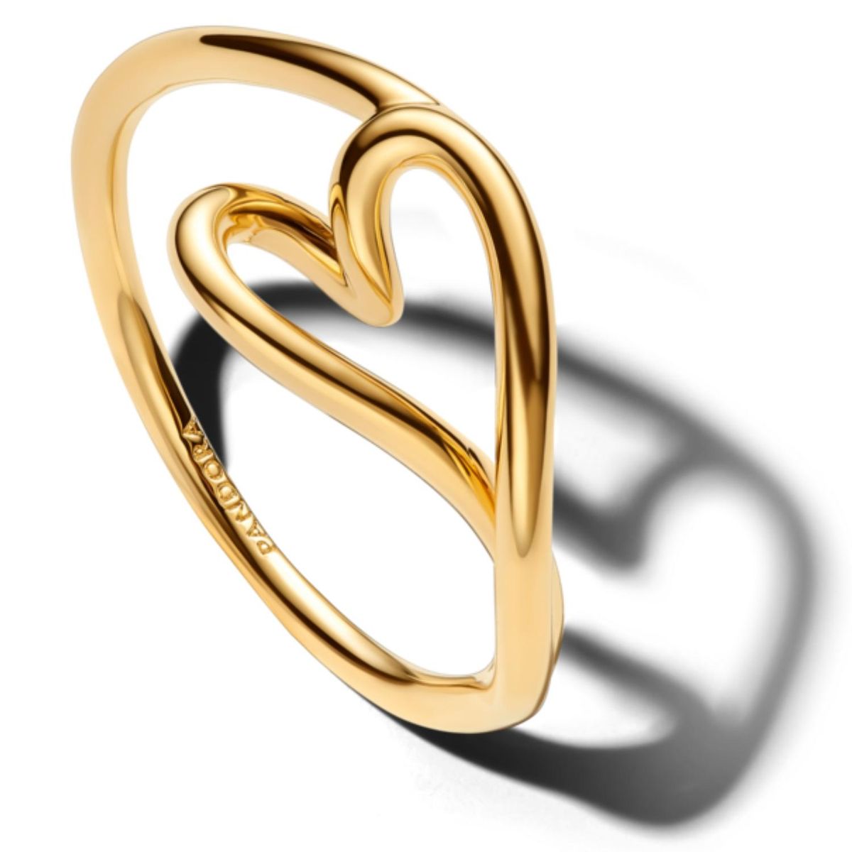 PANDORA - Anillo Pequeño Corazón con Forma Orgánica Dorado Pandora