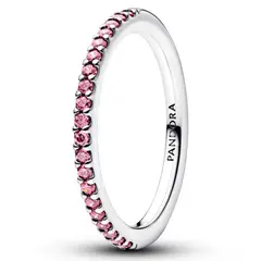PANDORA - Anillo Banda Rosa Brillante