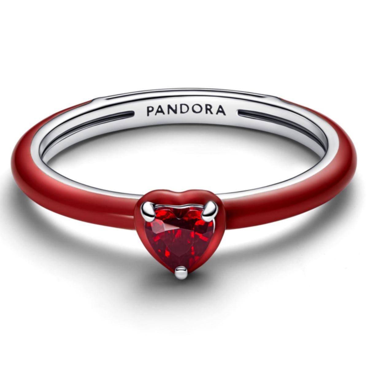 PANDORA - Anillo Corazón Chakra Rojo Pandora
