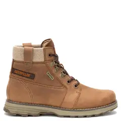 CAT - Botin Mujer Cuero Café