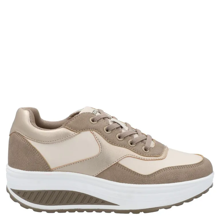 Zapatilla Urbana Mujer Beige
