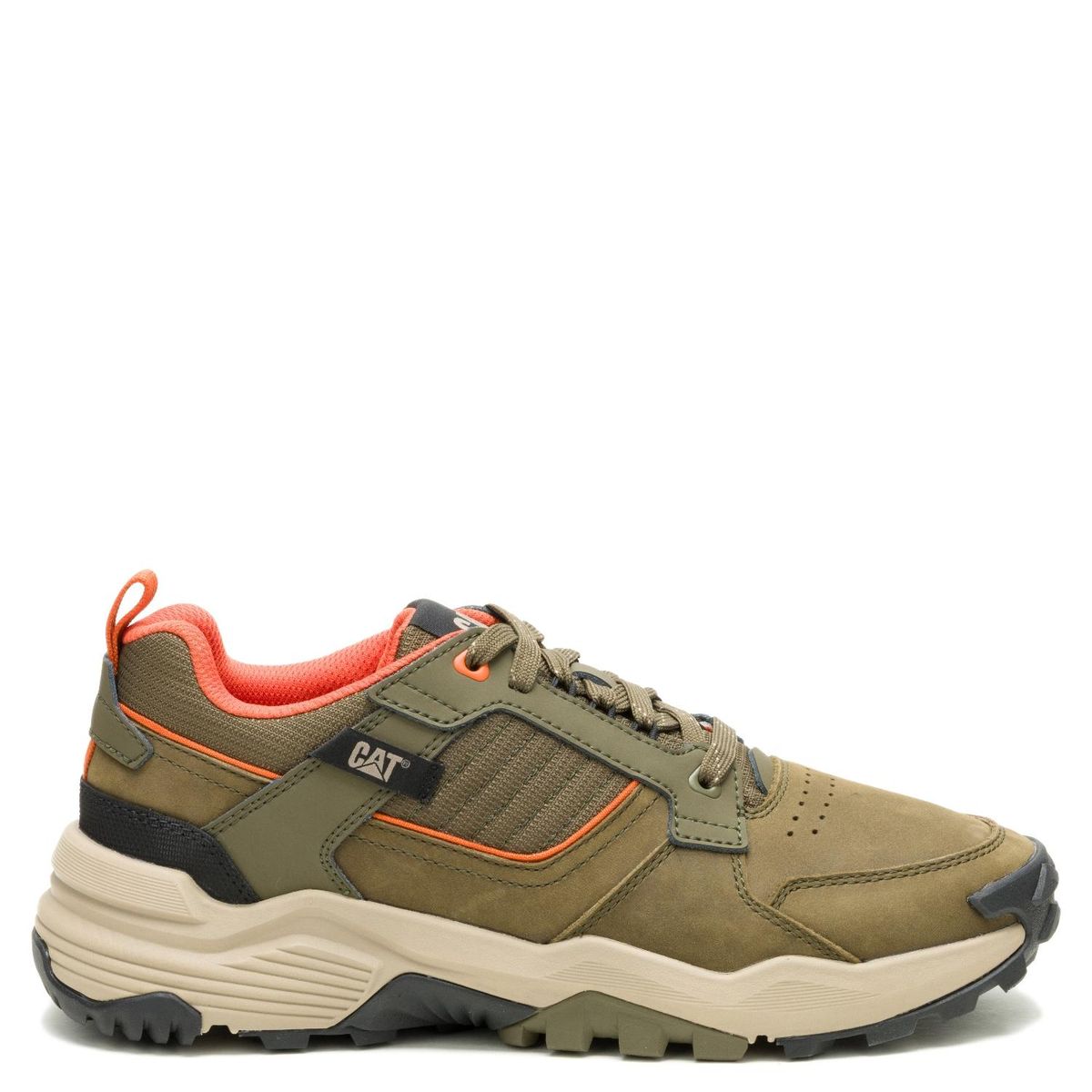 CAT - Zapatilla Urbana Hombre Cuero Verde Cat