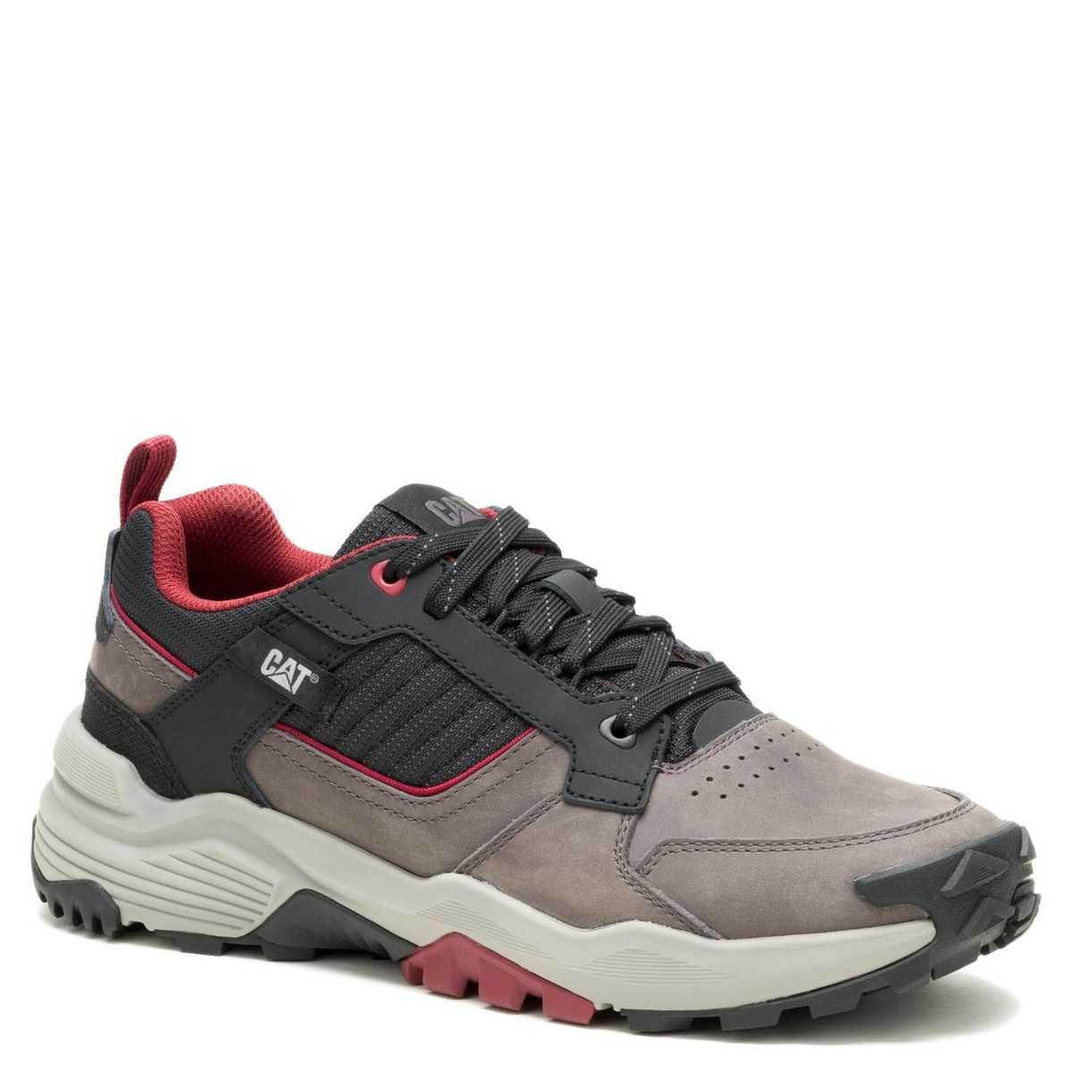 CAT - Zapatilla Urbana Hombre Cuero Gris Cat