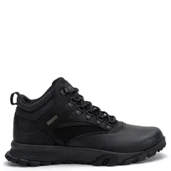 GUANTE - Zapatilla Outdoor y Trekking Hombre Cuero Negro