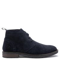 Botín Hombre Cuero Azul