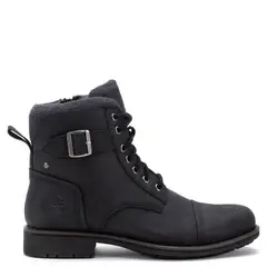 GUANTE - Botín Hombre Cuero Negro