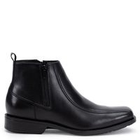 Botín Hombre Cuero Negro