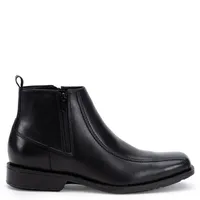 Botín Hombre Cuero Negro
