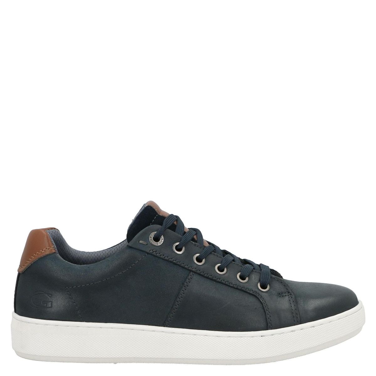 GUANTE - Zapato Casual Hombre Cuero Azul Guante