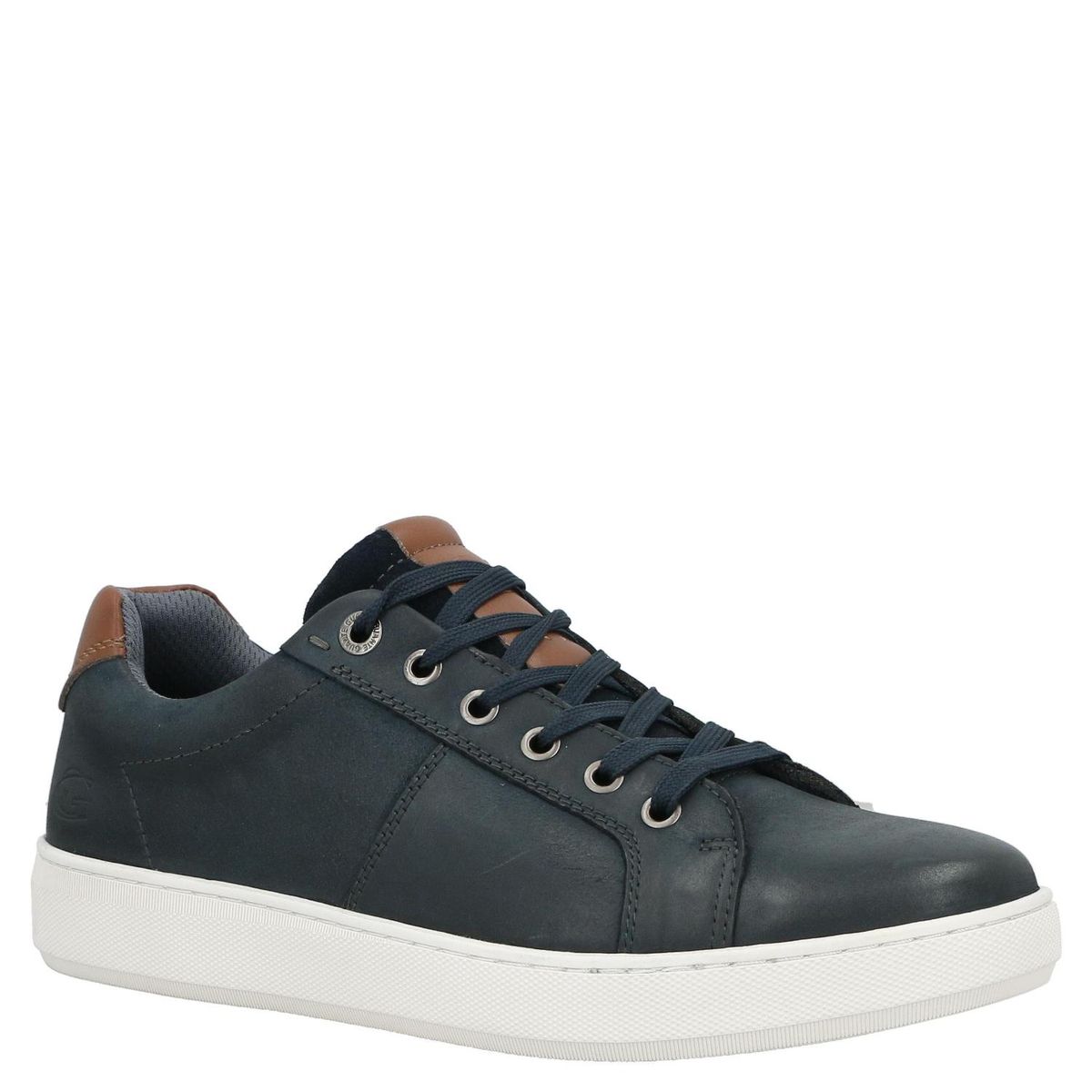 GUANTE - Zapato Casual Hombre Cuero Azul Guante