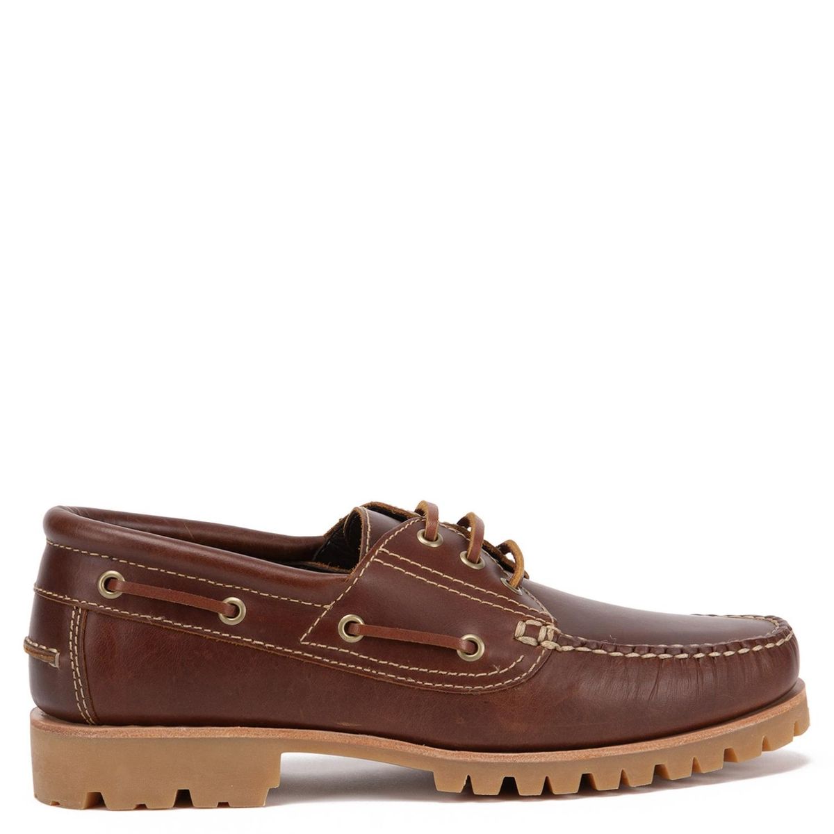 GUANTE - Zapato Casual Hombre Cuero Café Guante