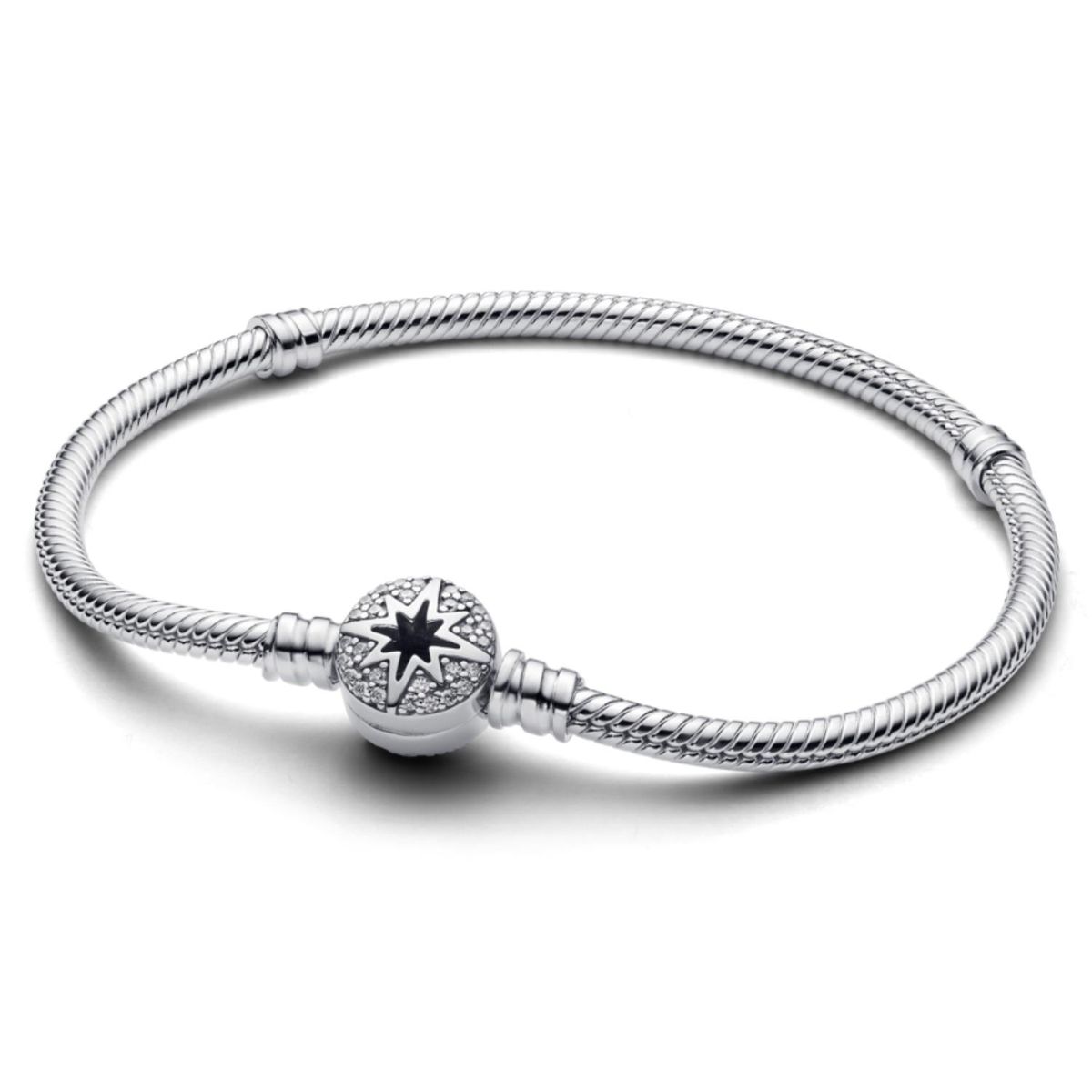 PANDORA - Brazalete Pandora Moments Cadena de Serpiente Con Cierre De Estrella Polar Pandora