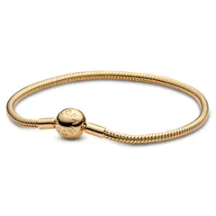 PANDORA - Brazalete Cadena de Serpiente Moments Dorado