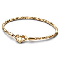 Pulsera Con Tachuelas Oro Mujer