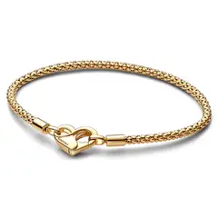 PANDORA - Pulsera Con Tachuelas Oro Mujer