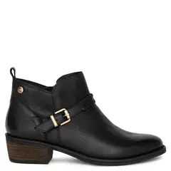 GACEL - Botin Mujer Cuero Negro