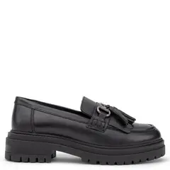 GACEL - Mocasín Mujer Cuero Negro