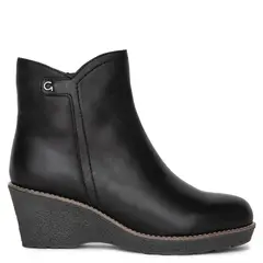 GACEL - Botin Mujer Cuero Negro