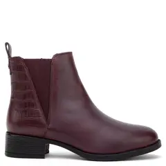 GACEL - Botin Mujer Cuero Burgundy