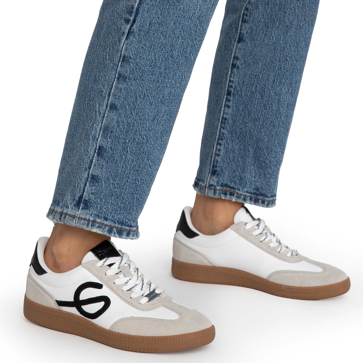 GACEL - Zapato Casual Mujer Cuero Blanco Gacel