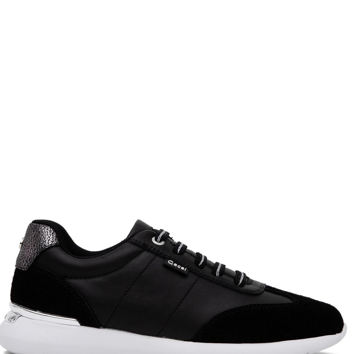 GACEL - Zapato Casual Mujer Cuero Negro Gacel
