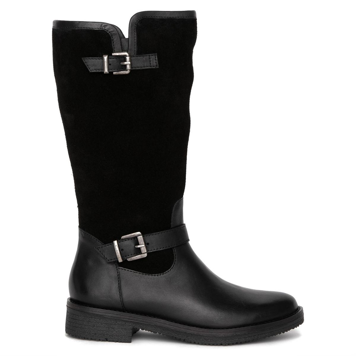 GACEL - Bota Mujer Cuero Negro Gacel