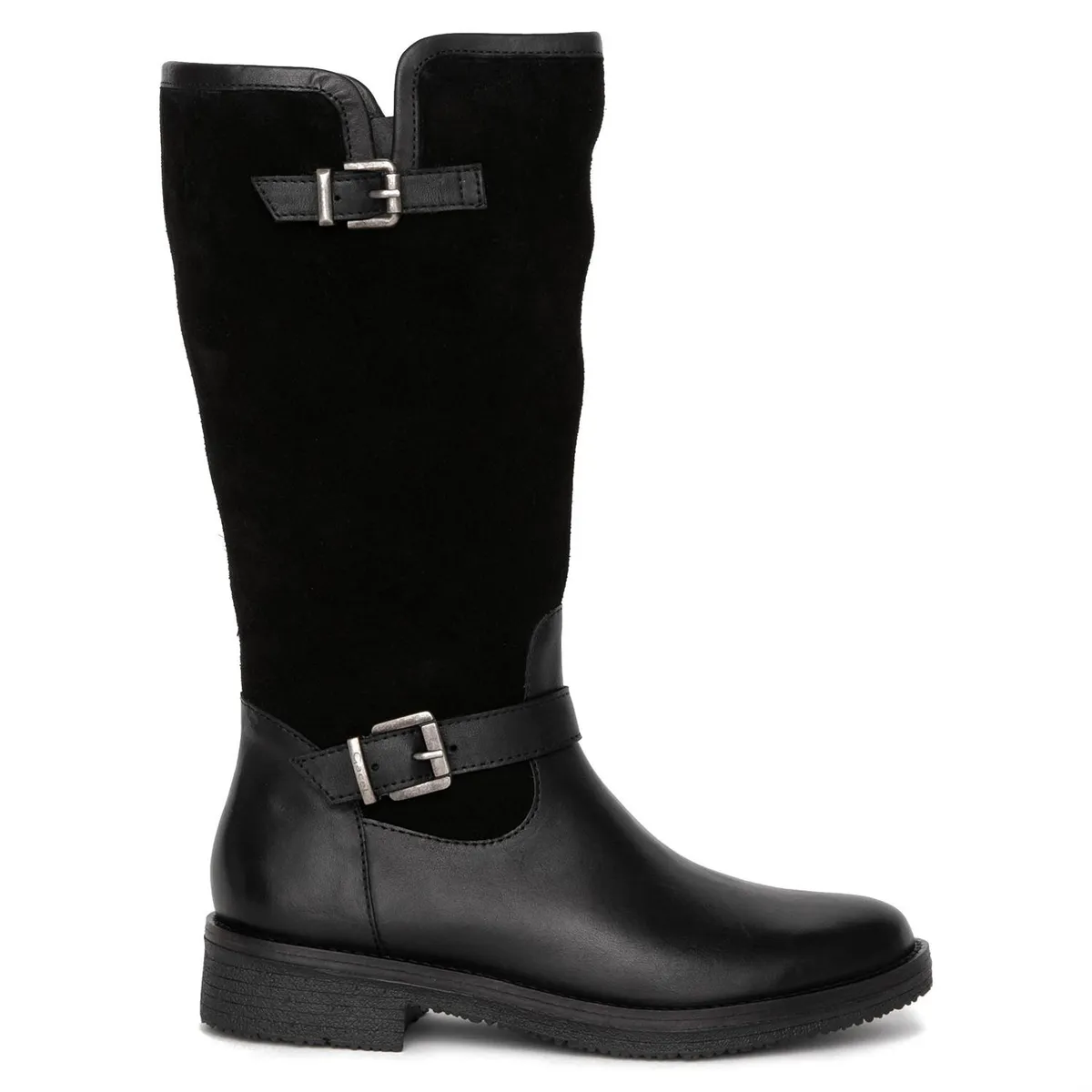 GACEL - Bota Mujer Cuero Negro Gacel