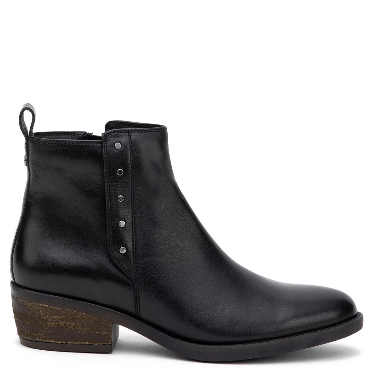 GACEL Botin Mujer Cuero Negro Gacel | Falabella Chile