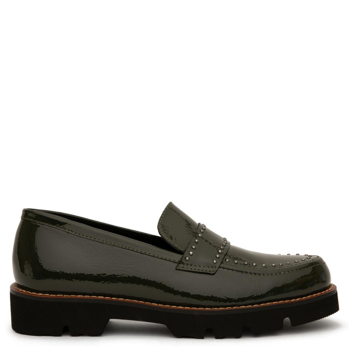 GACEL - Mocasín Mujer Cuero Verde Gacel