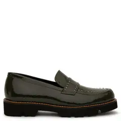 GACEL - Mocasín Mujer Cuero Verde
