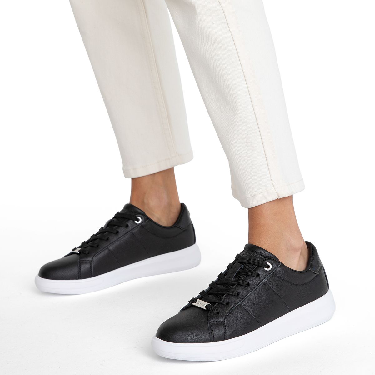 GACEL - Zapato Casual Mujer Cuero Negro Gacel