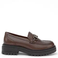 GACEL - Mocasín Mujer Cuero Café