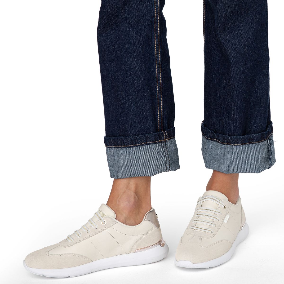 GACEL - Zapato Casual Mujer Cuero Beige Gacel