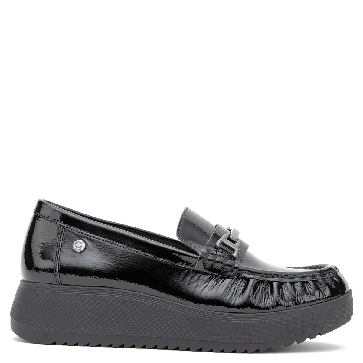 GACEL - Mocasín Mujer Cuero Negro Gacel