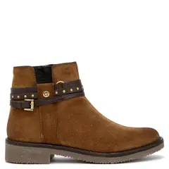 GACEL - Botin Mujer Cuero Café