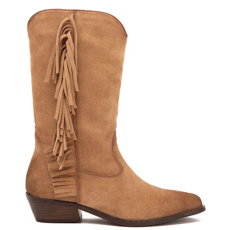 GACEL Bota Mujer Cuero Café
